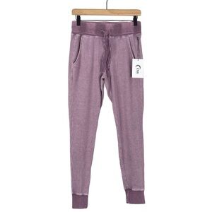 Zyia Joggers Small NWT High Rise Thermal Waffle Knit Pull On Slim Casual Pants